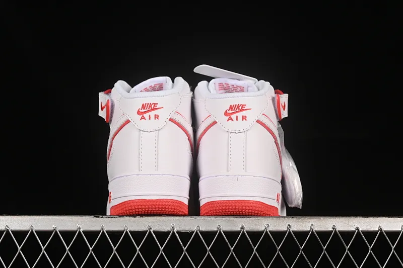 All Categories Nk Air Force 1 Air Force Series Nk Air Force 1 Mid Air Force Mid Nk Air Force 1'07 Mid Beige Red Starry Mid Top Air Force One Casual Sneakers WP5623-832